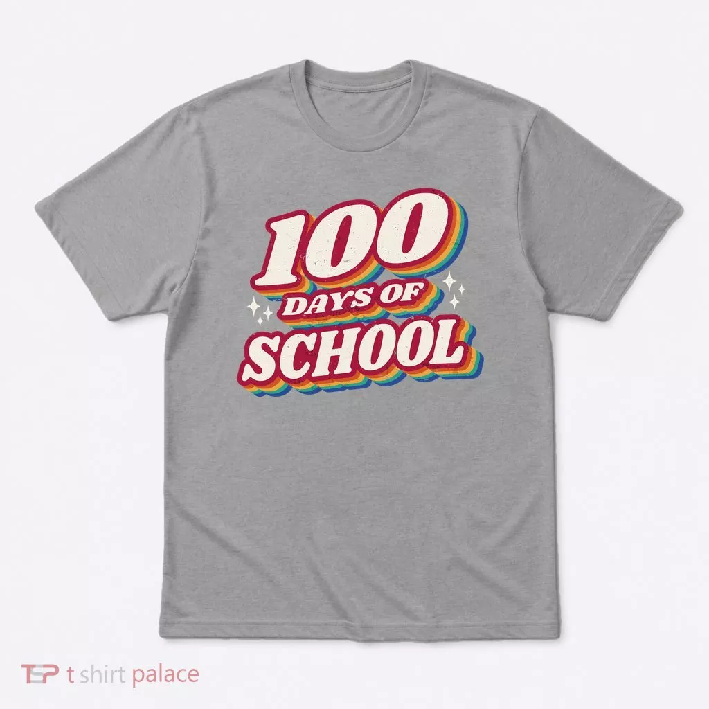 100 Days Of School Retro T-Shirt