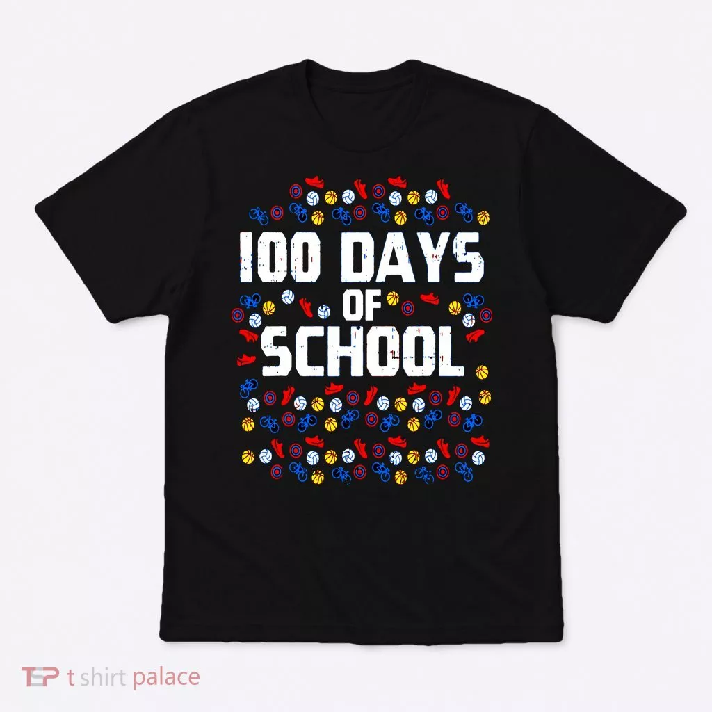 100 Days Of SchoolSport PlayerT-Shirt