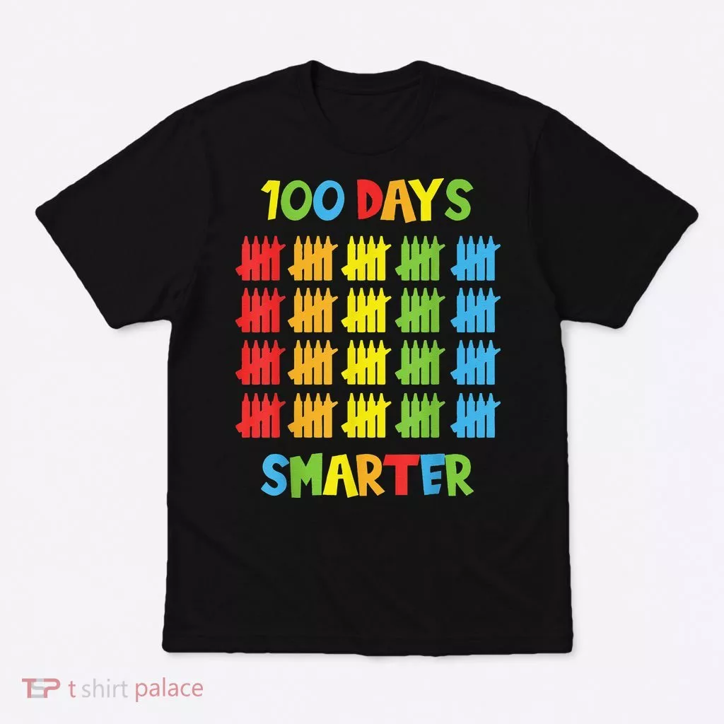 100 Days Smarter Teachers Child 100th Day of School T-Shirt