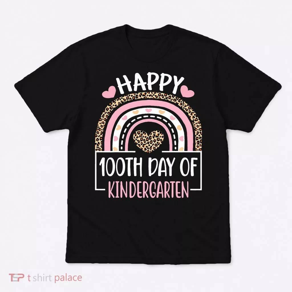 100th Day Of Kindergarten Funny 100 Days Of School Teacher T-Shirt