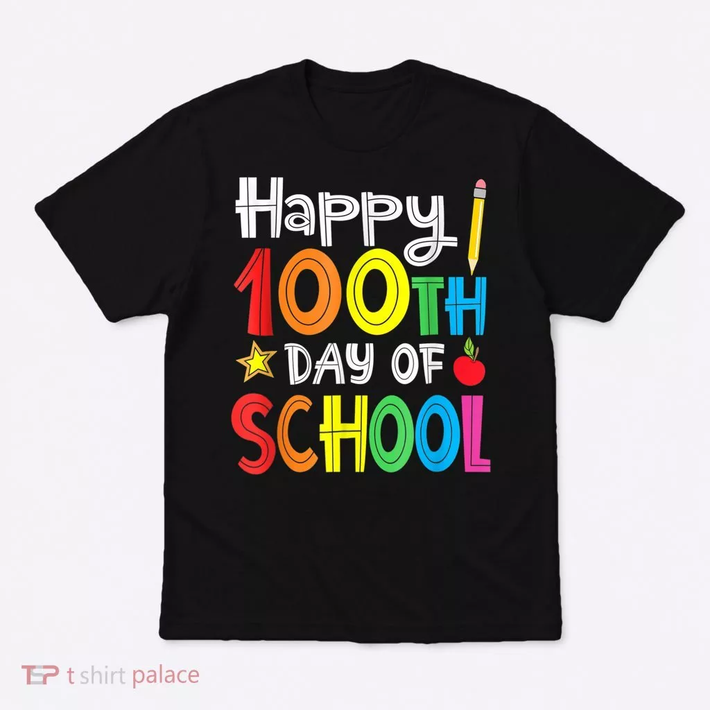 100th Day Of School A Gift For Teachers Kids Child Happy 100 Days T-Shirt