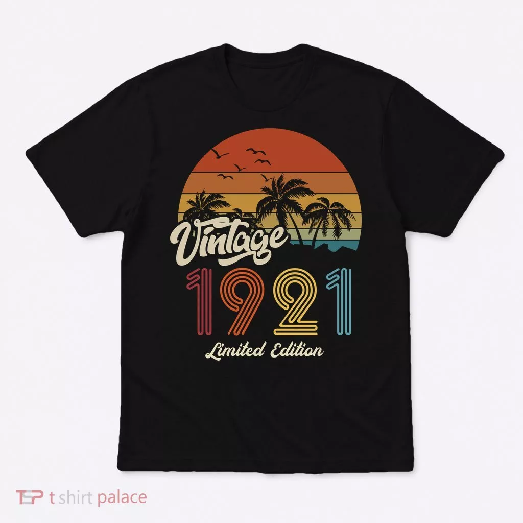 102nd Birthday Vintage Limited Edition 1921 T-Shirt