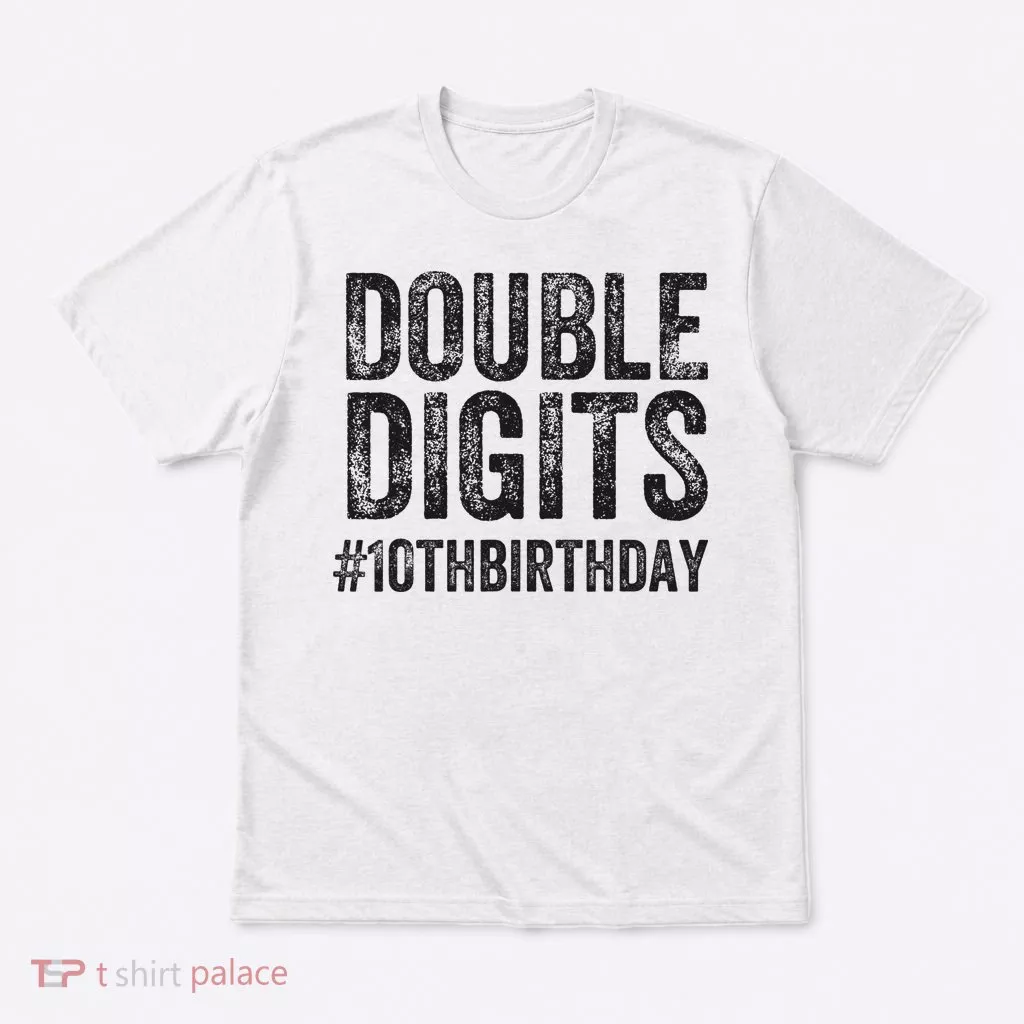 10th Birthday Gifts ThisIs Now 10 Double Digits  T-Shirt