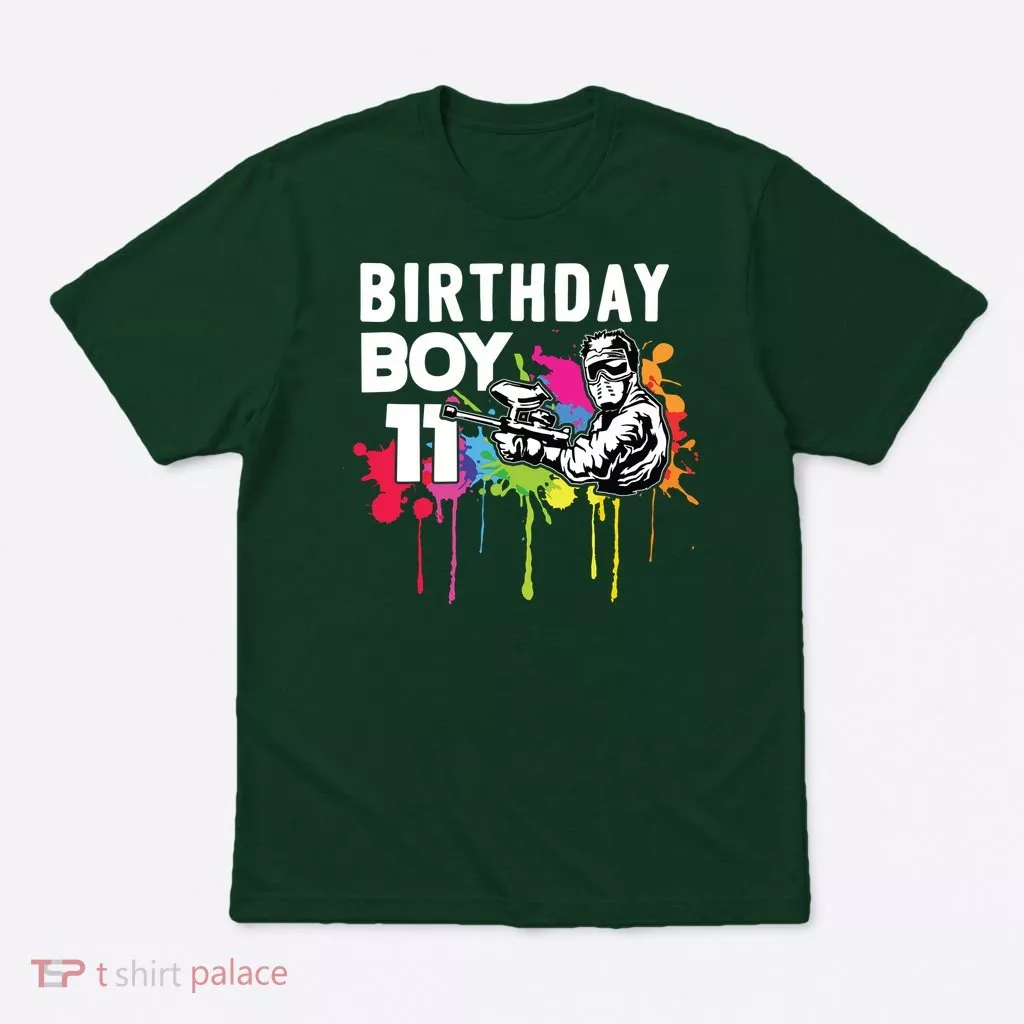 11 Years Old Paintballer Gear Gift 11th Paintball Birthday T-Shirt