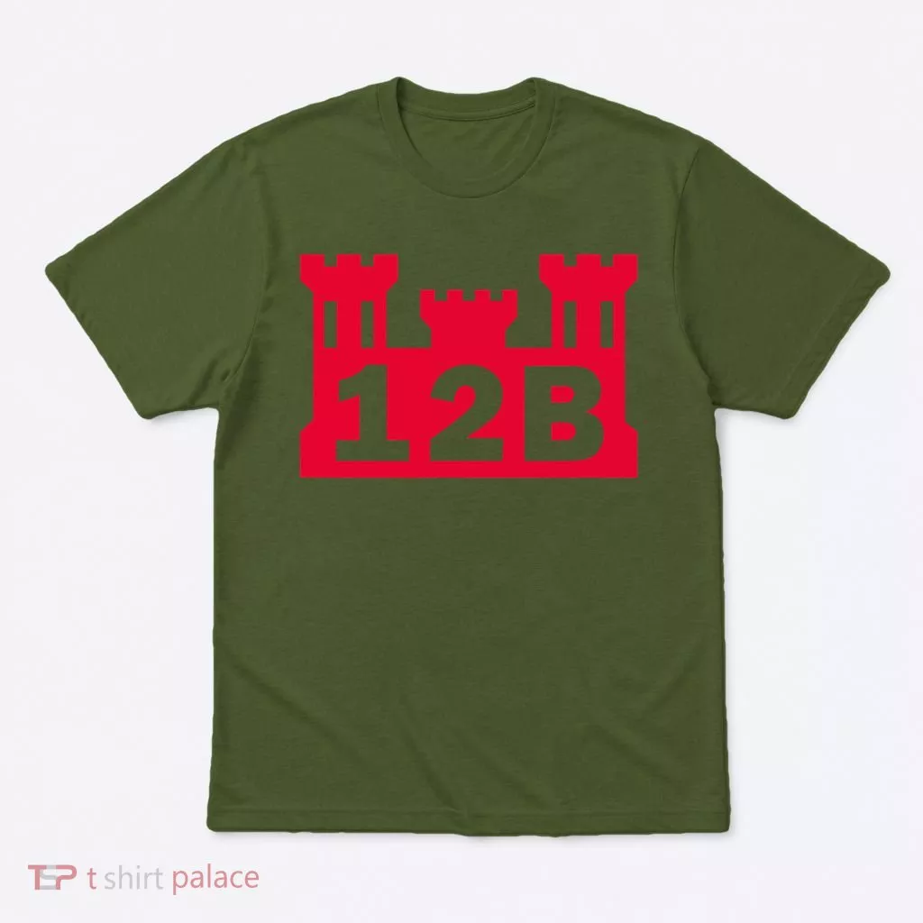 12B Combat Engineer Castle T-Shirt
