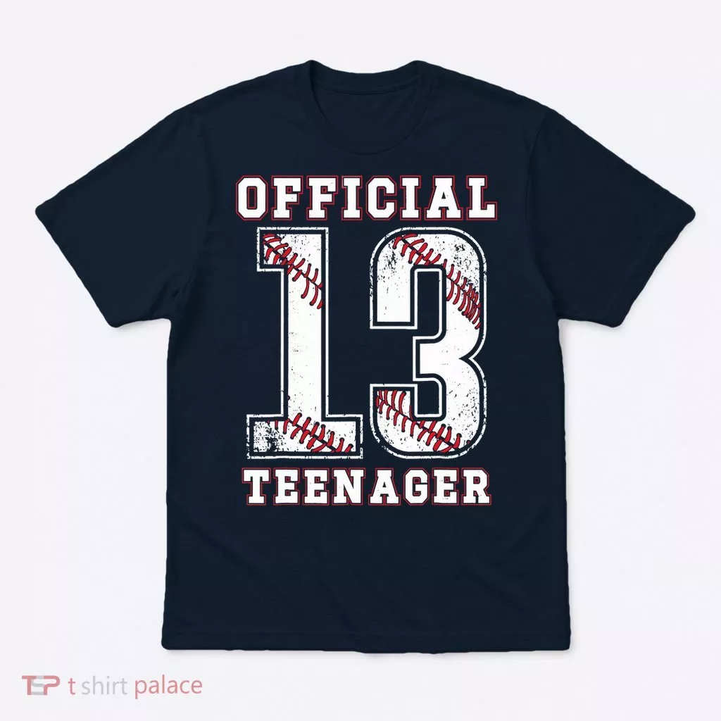 13th Birthday Boy Party Baseball Teenage T-Shirt