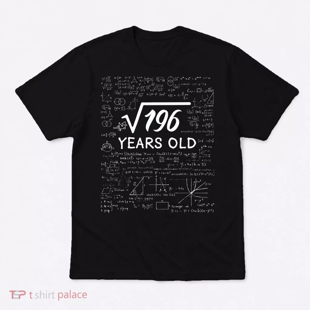 14 Birthday Son Him Funny Math 14th Birthday T-Shirt