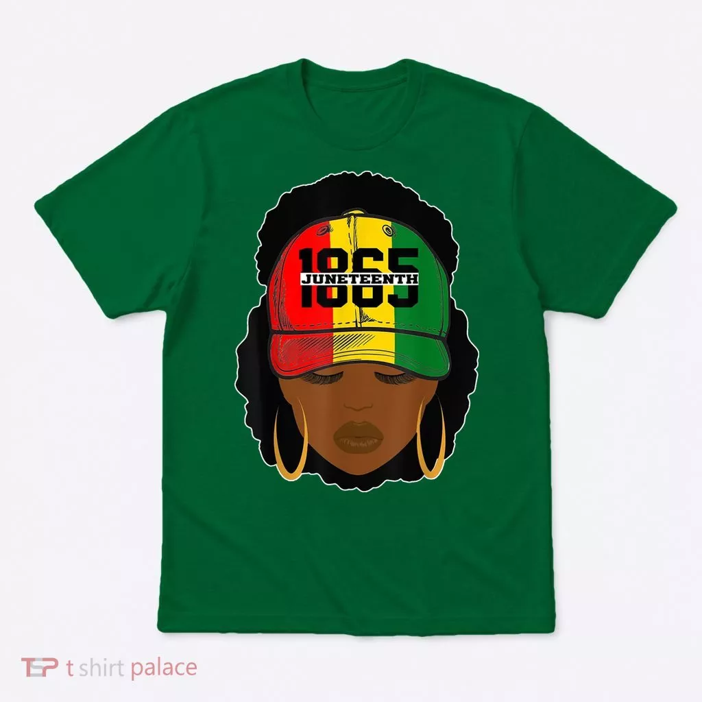 1865 Juneteenth Female Black History Month T-Shirt