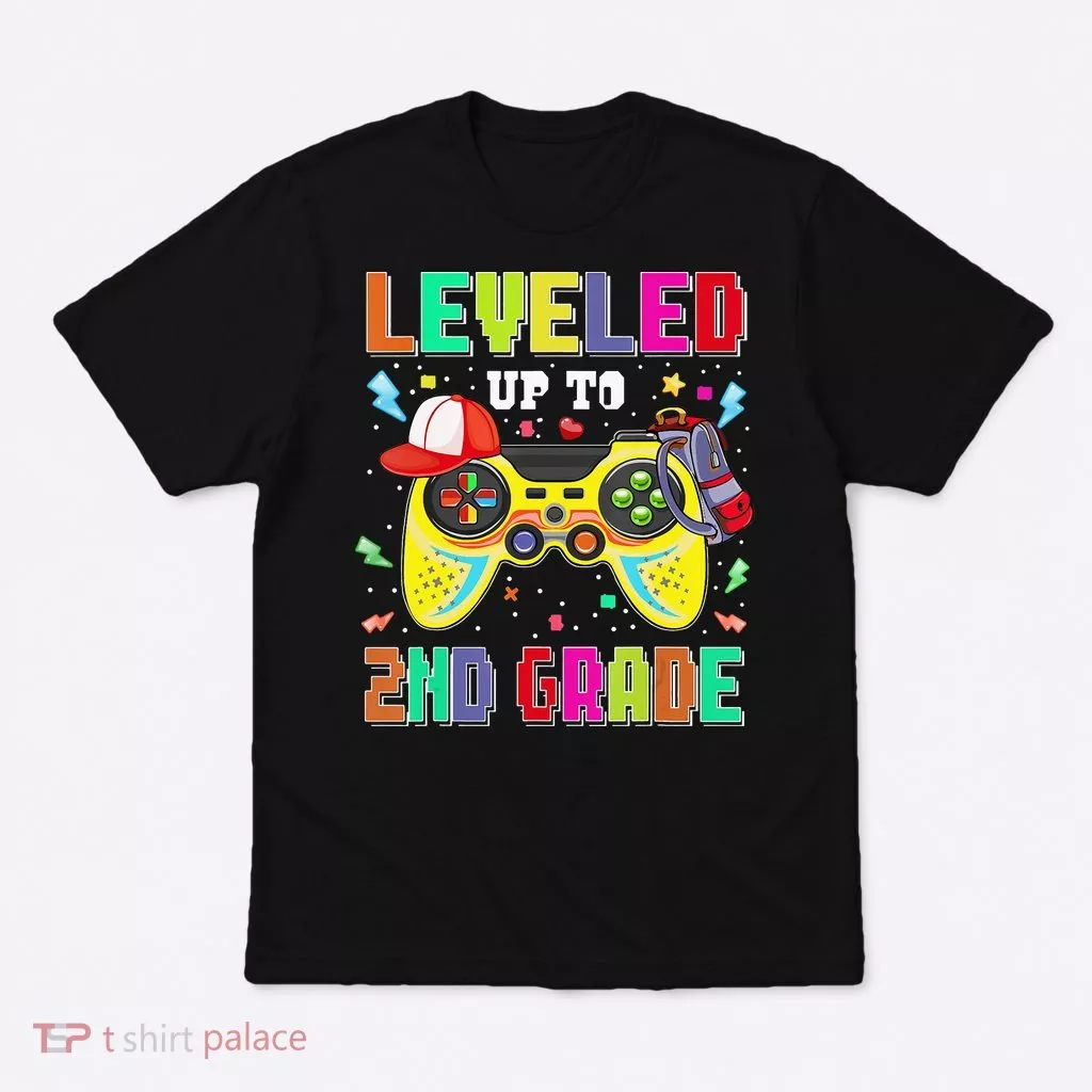 2Nd Grade Gamer First Day Second Grade Back To School T-Shirt