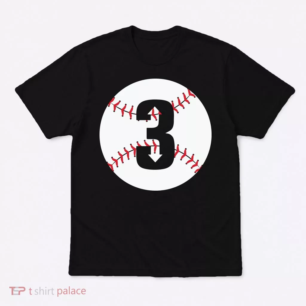 3 UP 3 Down Baseball Gift For Player Sport Team T-Shirt
