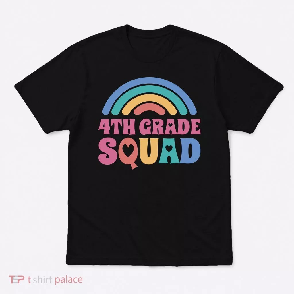 4th Grade Squad Rainbow T-Shirt