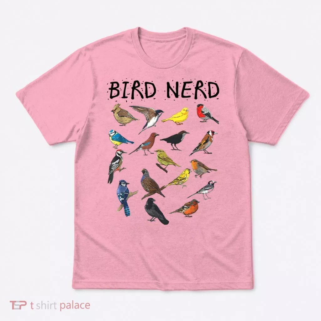 'Bird Nerd Different Kinds Of Bird' Gift Cute Bird Gift T-Shirt