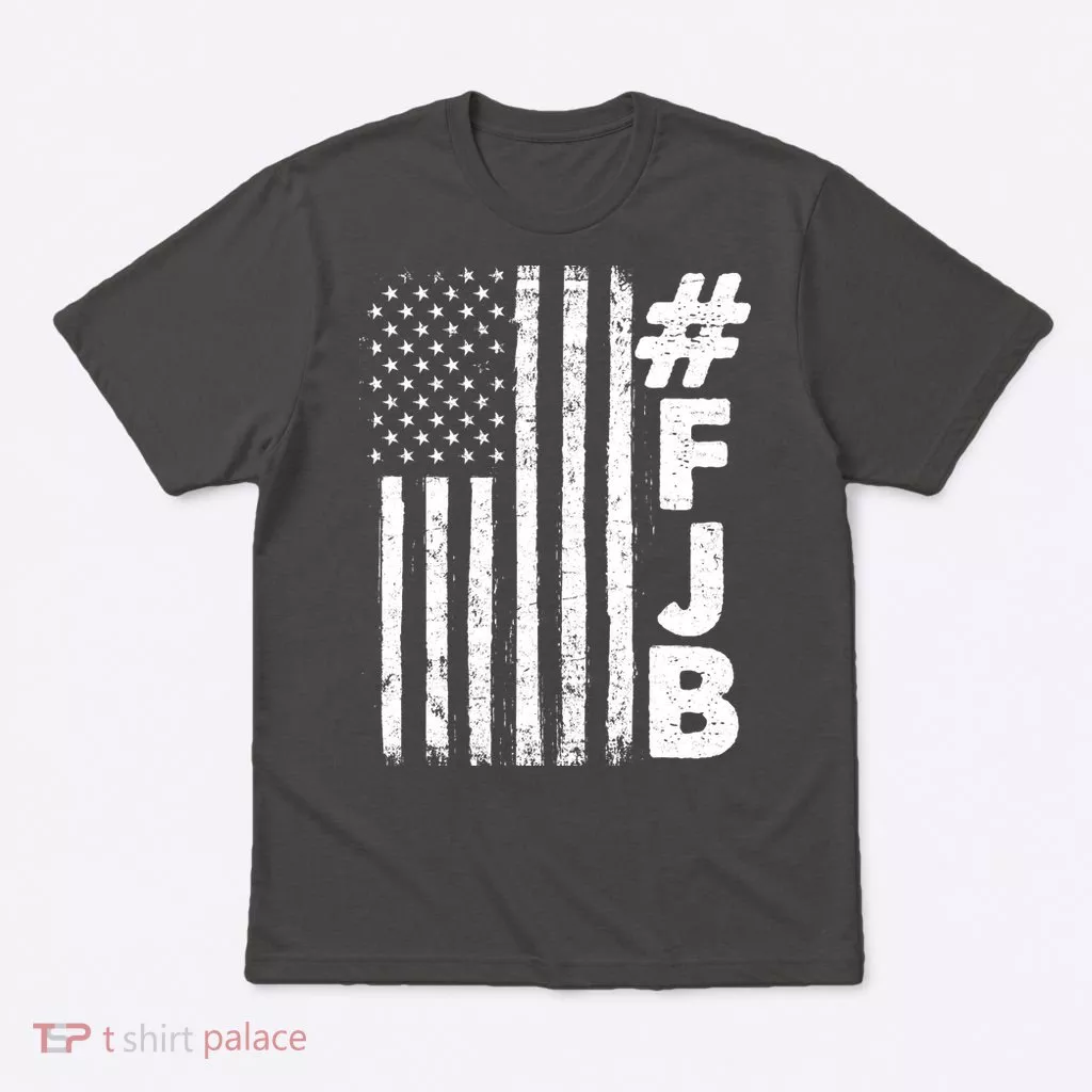 #FJB Distressed USA American Flag T-Shirt