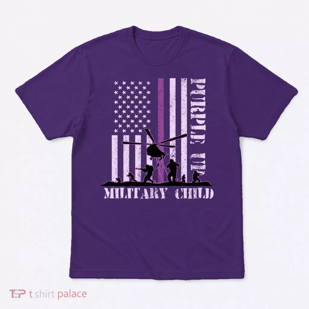 Purple Up Military Child T-Shirt