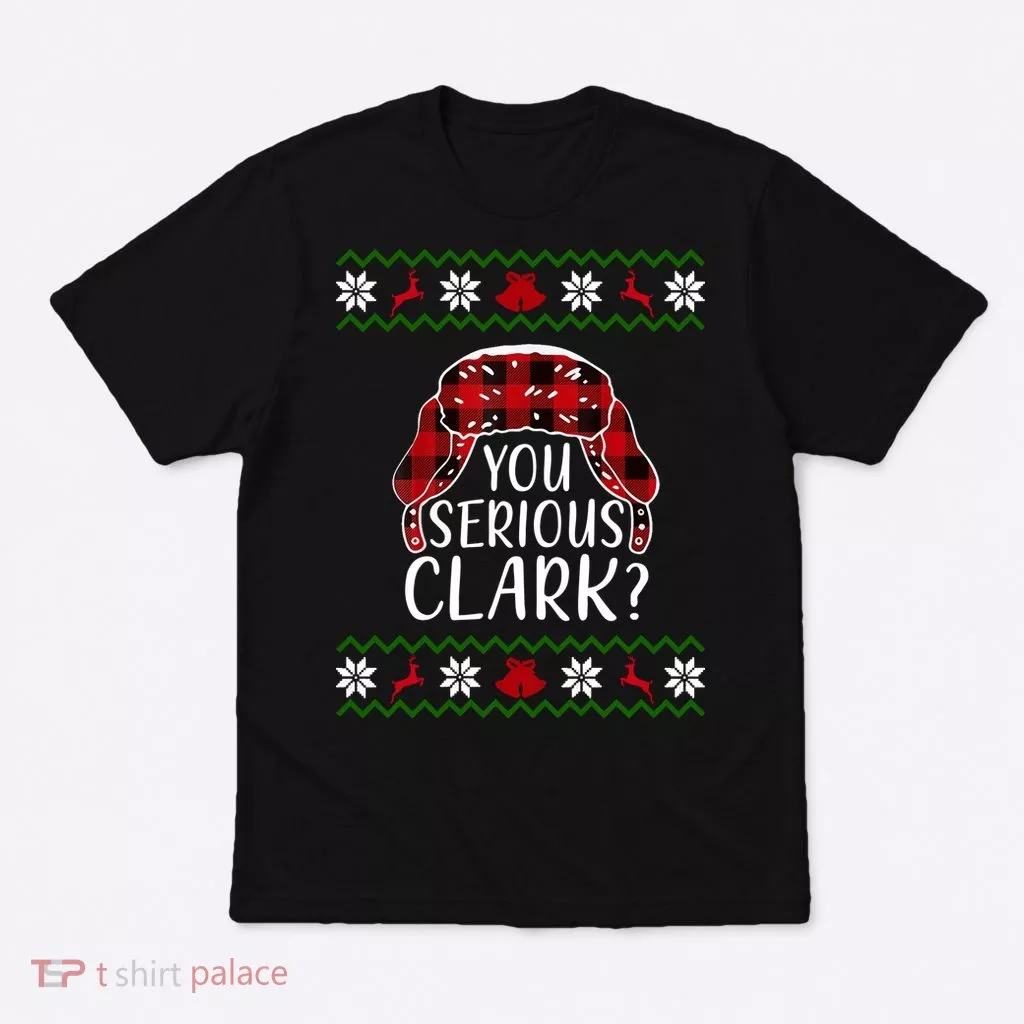 You Serious Cark? Ugly Christmas Sweater Design T-Shirt