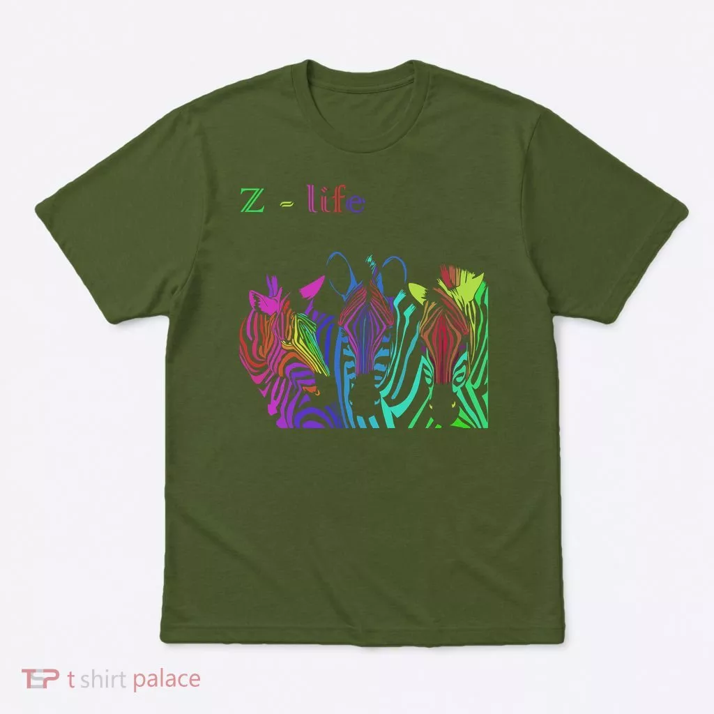 Zebra Life Z Three Zebras T-Shirt