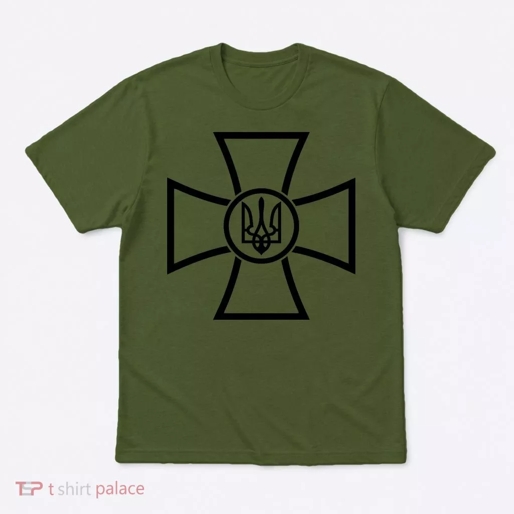 Zelensky Cross Ukraine Russian Warship Go F Yourself Front & Back T-Shirt