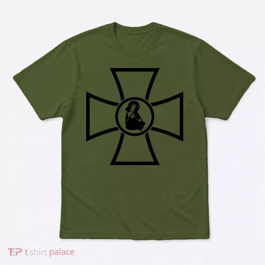Zelensky Cross Ukrainian St. Javelin Ukraine Coat Of Arms T-Shirt