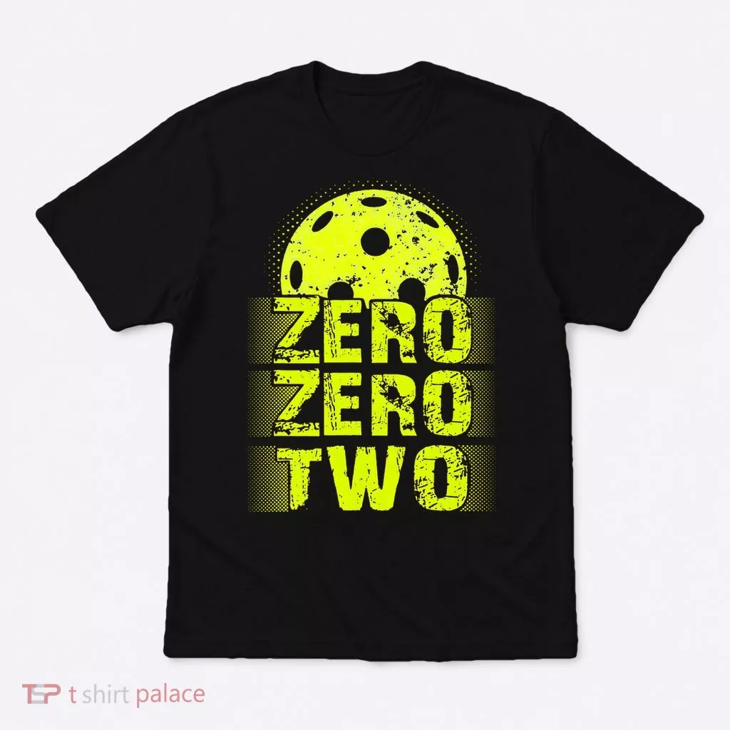 Zero Zero Two Pickleball Player Paddleball T-Shirt