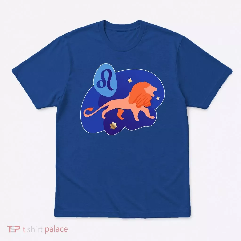 Zodiac Leo Simple Lion T-Shirt
