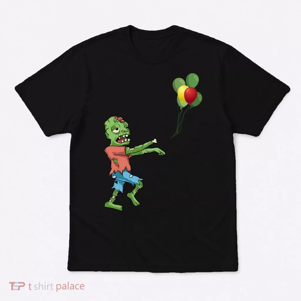 Zombie Birthday Balloon Funny T-Shirt