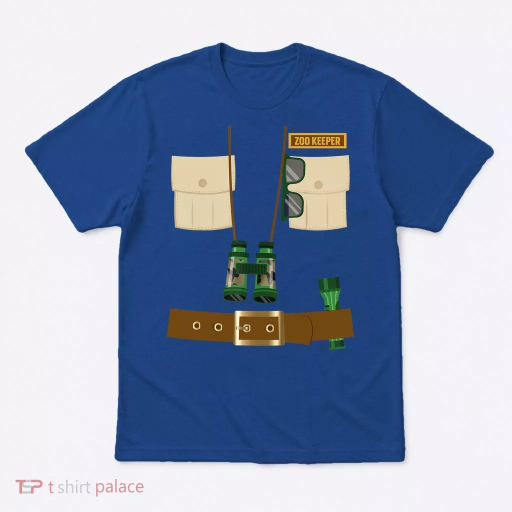 Zoo Keeper Halloween Costume Diy Gift Jungle Safari Explorer Gift T-Shirt